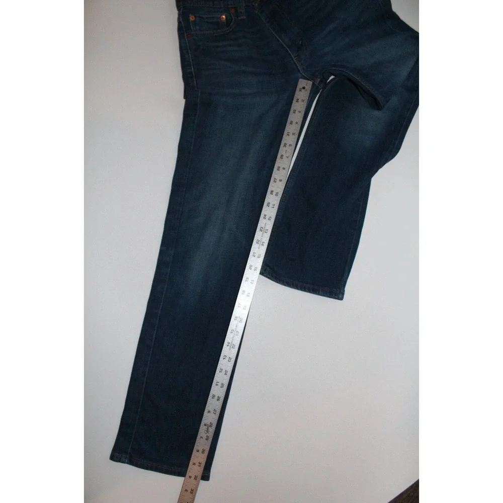 Levis‎ 514 Blue Jeans Mens 30x32 Slim Straight Cotton Stretch Denim Medium Wash